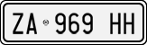 License plate of Italy, Cars (1994 year series)