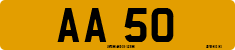 License plate of the United Kingdom, 1903 year system