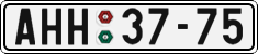 License plate of the Czech Republic, Cars (1960)