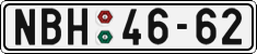 License plate of the Czech Republic, Cars (1960)