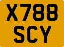 License plate of the United Kingdom, 1983 year system