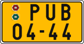License plate of the Czech Republic, Commercial vehicles (1960)