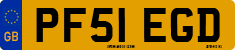 License plate of the United Kingdom, 2001 year system