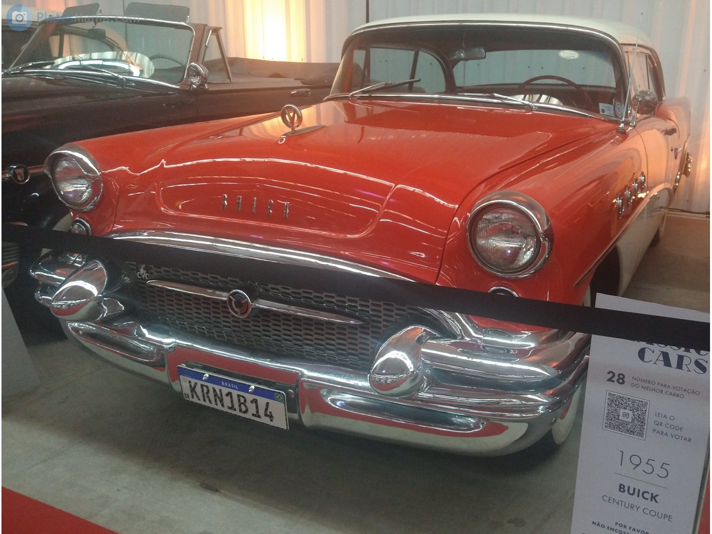 KRN1B14, Buick Century 2nd gen (Riviera) 2-door Hardtop (66R; B-body), 2nd facelift, 1955–1956