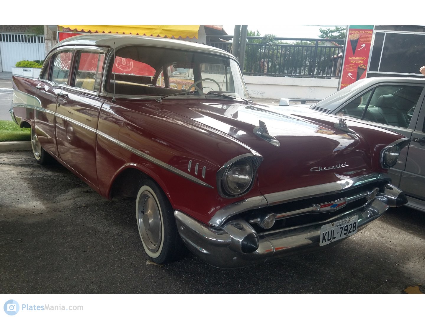 KUL-7928, Chevrolet Bel Air 2nd gen 1957 4-door Sedan (2403; A-body), 2nd facelift, 1956–1957
