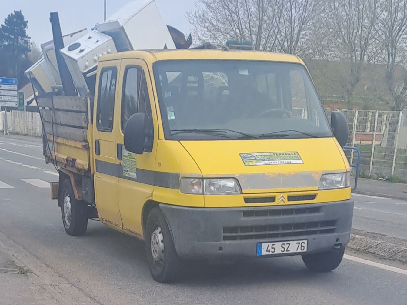 45 SZ 76, Citroёn Jumper 1st gen Double Cab (X230), 1994–2002