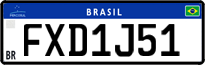 License plate of Brazil, Private owners (Mercosul)