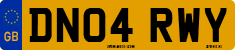 License plate of the United Kingdom, 2001 year system