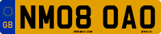 License plate of the United Kingdom, 2001 year system