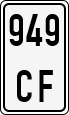 License plate of Estonia, Motorcycles