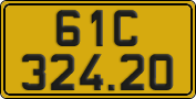 License plate of Vietnam, Commercial vehicles