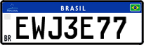 License plate of Brazil, Private owners (Mercosul)