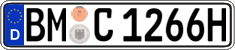 German license plate, Plates for oldtimers (type 