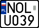 License plates of Poland, Regular car plates