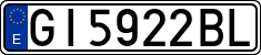 License plates of Spain, 1971 year series