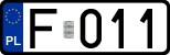 License plates of Poland, Regular car plates
