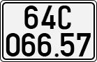 License plate of Vietnam, Cars