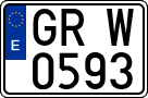 License plates of Spain, 1971 year series