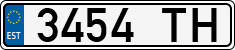License plate of Estonia, Special vehicles