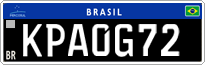 License plate of Brazil, Oldtimers (Mercosul)