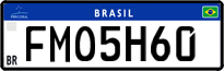License plate of Brazil, Private owners (Mercosul)