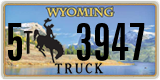Wyoming, Truck (1(2) 12345)