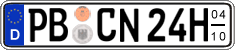 German license plate, Seasonal plates (Oldtimers)