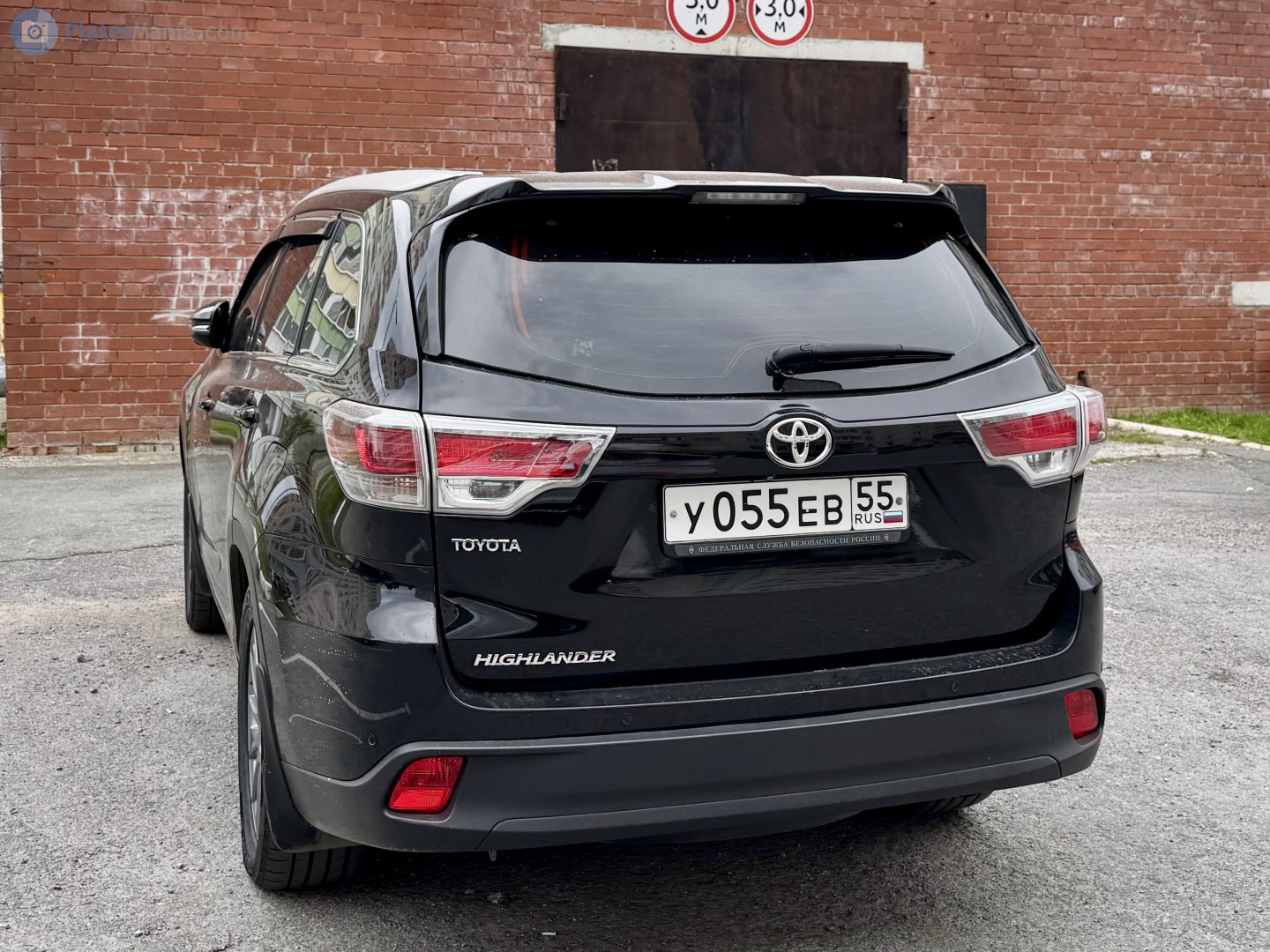 у 055 ев 55, Toyota Highlander 3rd gen (XU50), facelift, 2016–2020