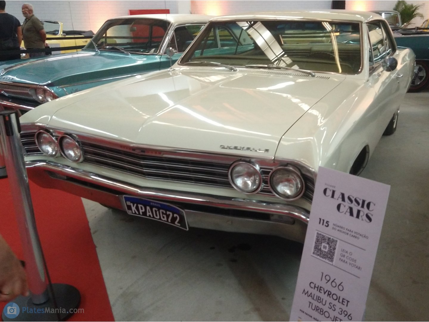 KPA0G72, Chevrolet Chevelle 1st gen 1966 2-door Hardtop (17/37; A-body), 2nd facelift, 1965–1966