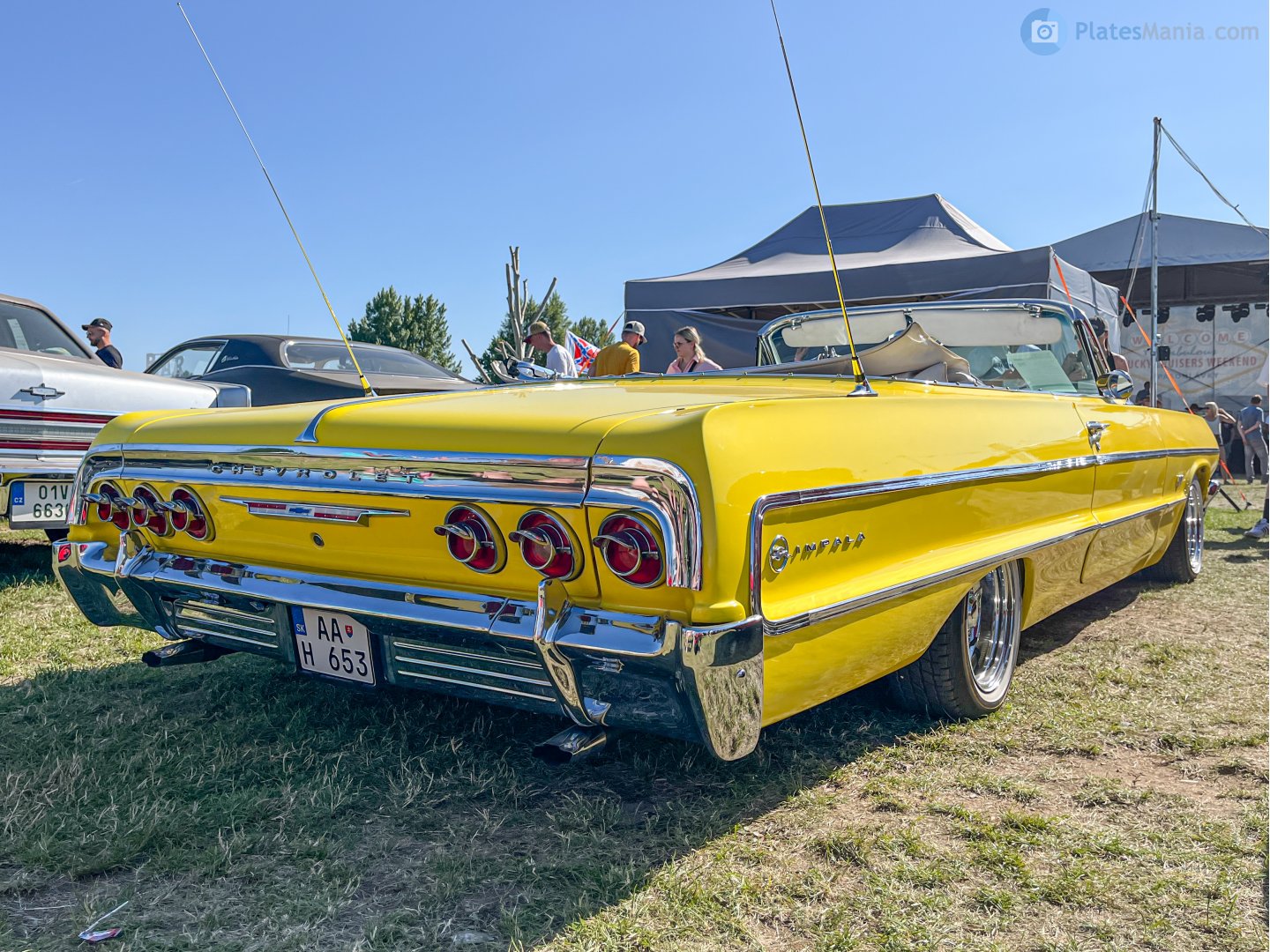 AA H 653, Chevrolet Impala 3rd gen 1964 2-door Convertible (1767/1867/1367/1467; B-body), 3rd facelift, 1963–1964