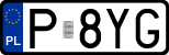 License plates of Poland, Regular car plates