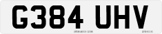 License plate of the United Kingdom, 1983 year system
