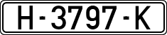 License plates of Spain, 1971 year series