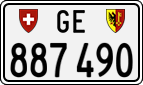 License plate of Switzerland, Cars