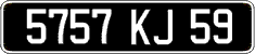 French license plate, FNI