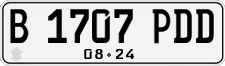 License plate of Indonesia, Regular plates
