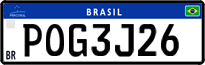 License plate of Brazil, Private owners (Mercosul)