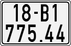 License plate of Vietnam, Motorcycles