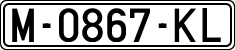 License plates of Spain, 1971 year series