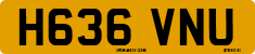 License plate of the United Kingdom, 1983 year system
