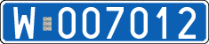 License plates of Poland, Diplomatic