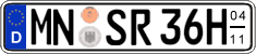 German license plate, Seasonal plates (Oldtimers)