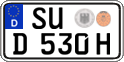 German license plate, Plates for oldtimers (type 