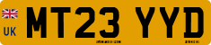 License plate of the United Kingdom, 2001 year system