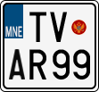License plate of Montenegro, Motorcycles