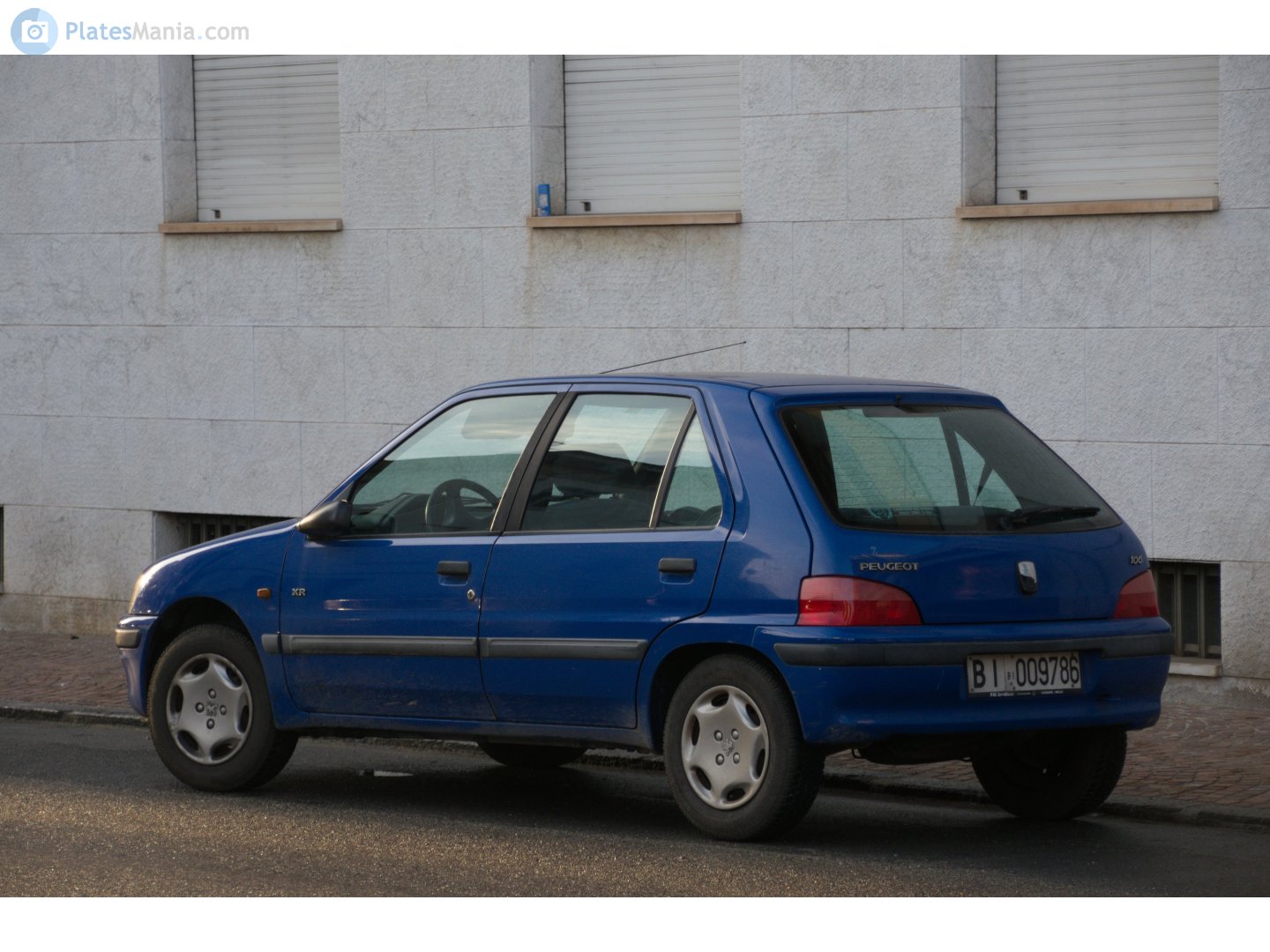 BI 009786, Peugeot 106 1st gen 5-door Hatch (1C), facelift, 1996–2003