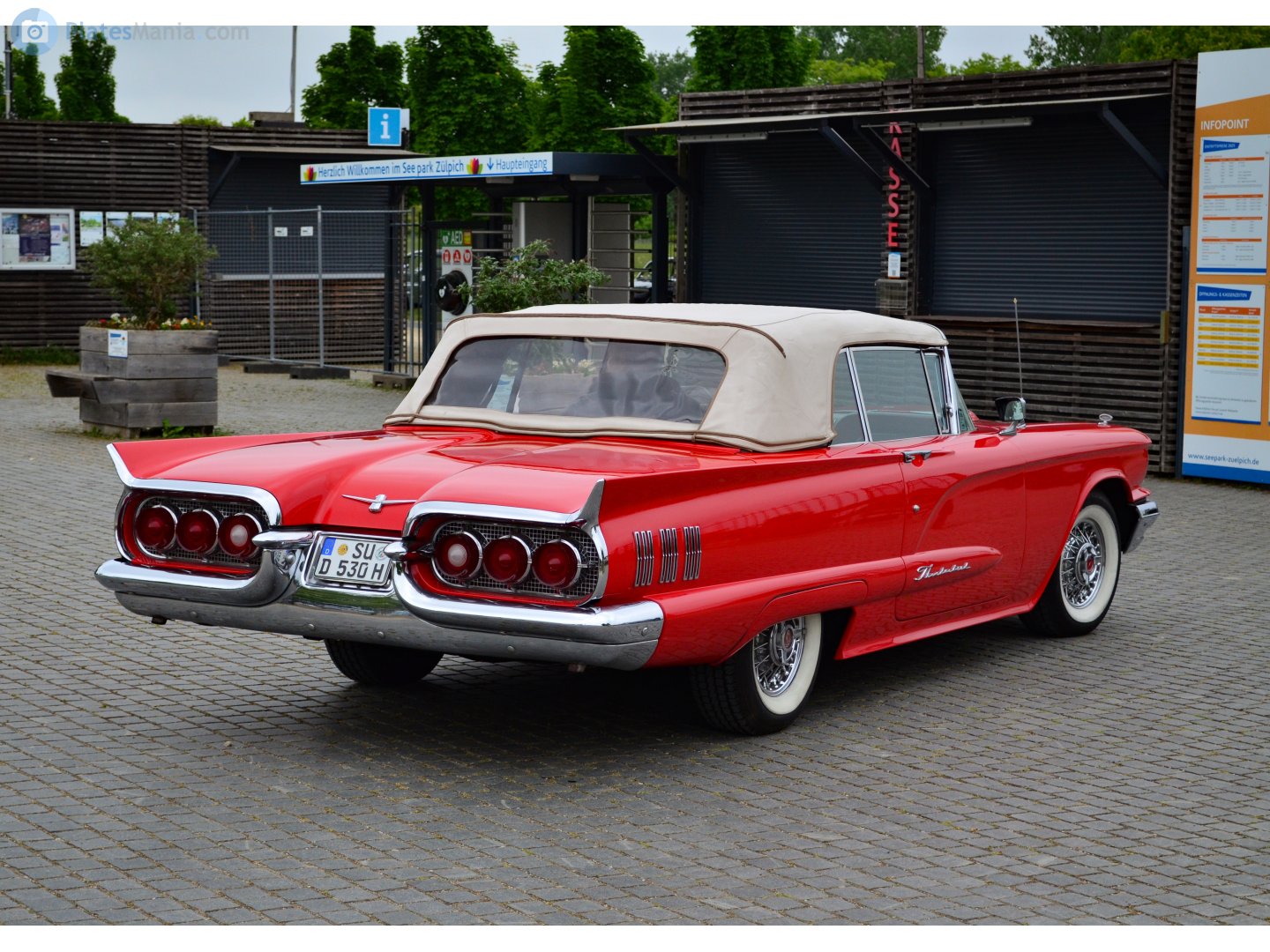SU D 530 H, Ford Thunderbird 2nd gen 1960 Convertible (76A), 2nd facelift, 1959–1960
