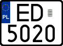 License plates of Poland, Special vehicles and motorcycles