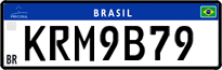 License plate of Brazil, Private owners (Mercosul)