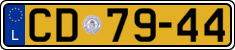 License plate of Luxembourg, Diplomatic